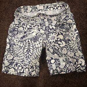 Crewcuts Navy and White Floral Teen Bathing Suit